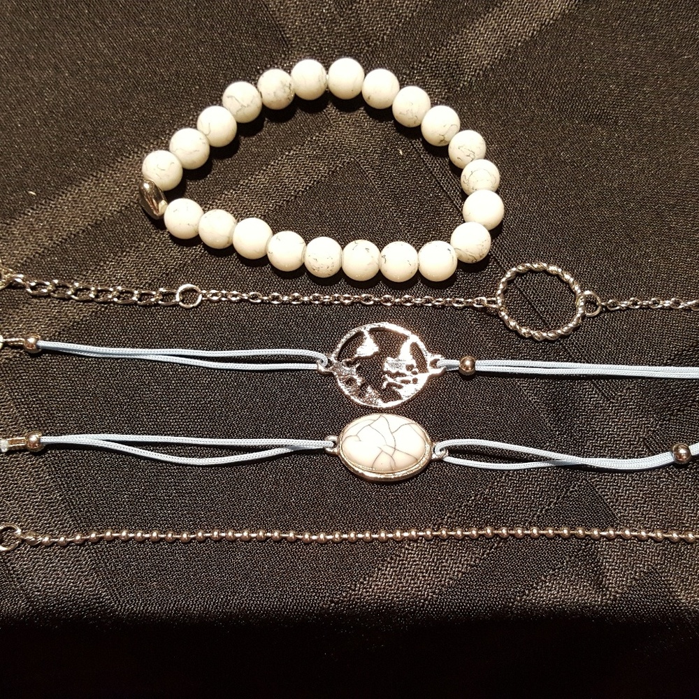 Boho multi layer bracelets 5 inc. - Picture 3 of 3